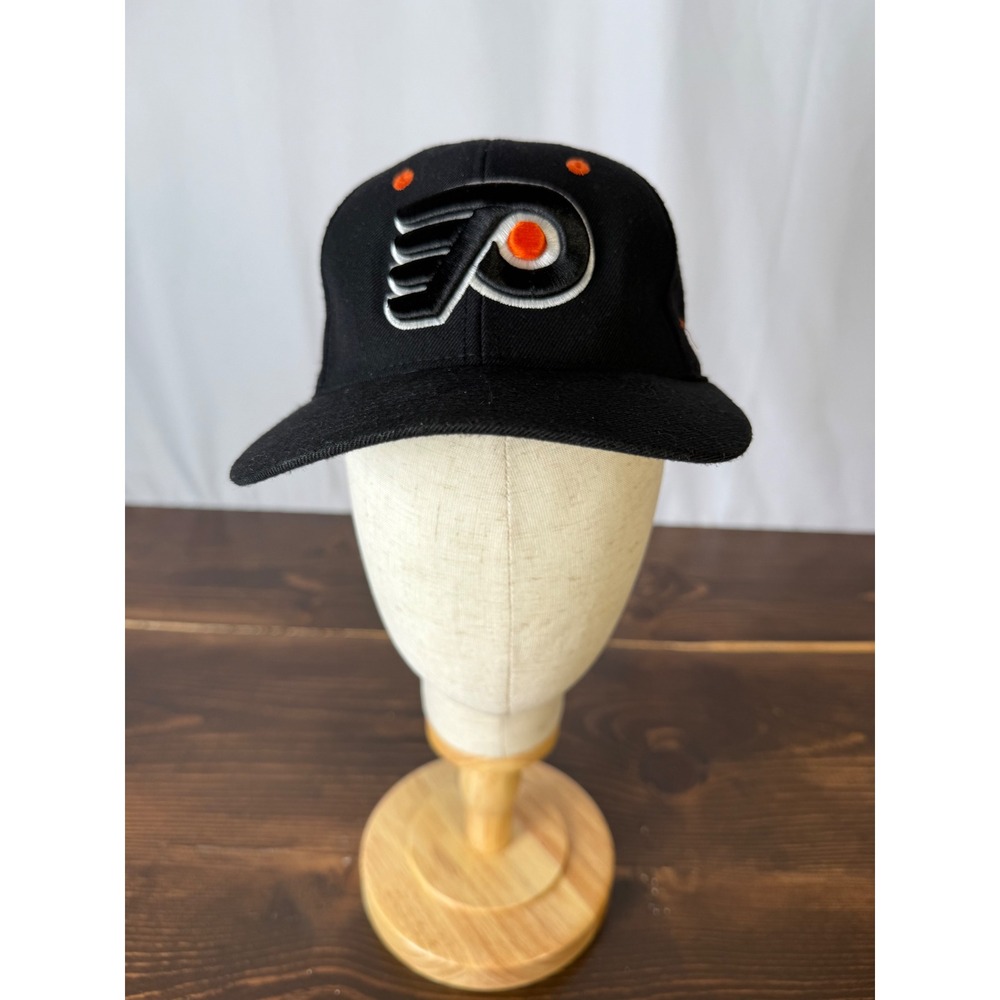 Philadelphia Flyers NHL Zephyr Black‎ Fitted Hat Cap Mens Size 7 Hockey